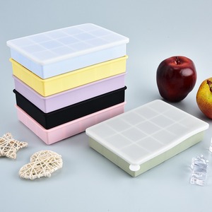 Bac à glaçons en silicone de qualité alimentaire, moule à glaçons carré, facile à démouler, réutilisable, résistant au congélateur, pour les boissons de bar - Product Image 5