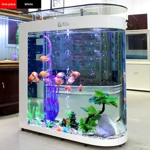 Groot scherm woonkamer scheidingswand ecologisch kogelvormig goudvis <span class=keywords><strong>aquarium</strong></span> klein <span class=keywords><strong>medium</strong></span> ultrahelder glas warmtegebogen - Product Image 4