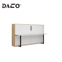 Meuble de rangement de lit extractible, lit élévateur, solution permettant de gagner de l'espace, Tables avec armoire, panneau à particules ou matériel de contreplaqué