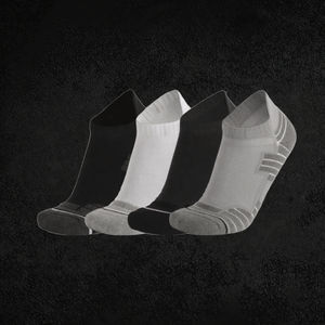 Calcetines Deportivos Unisex Personalizados, 100% Algodón, Acolchados, Tobilleros, para Correr en Verano, con Patrón de Letras Tejidas - Product Image 3