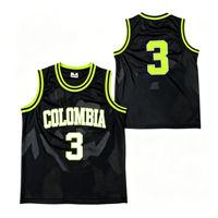 Ensemble de maillots de basket-ball avec logo brodé personnalisé, séchage rapide, respirant, en maille polyester, pour les ligues jeunes, vente en gros d'usine