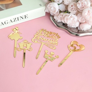 Adorno de Pastel de Acrílico con Diseño de Princesa y Miel, Decoración para Fiesta de Cumpleaños para Niñas - Product Image 4