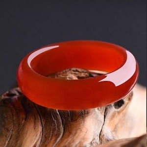 Bague en Agate <span class=keywords><strong>Pierre</strong></span> Naturelle pour Femmes et Hommes, Agate Rouge Naturelle, Agate Noire, Onyx, Cristal, Bijoux - Product Image 5