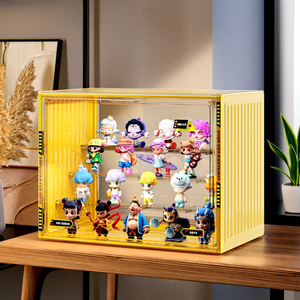 DAYOOH <strong>Clear</strong> Foldable Blind <strong>Box</strong> Display Case Transparent Stackable Action Figure Storage Display <strong>Box</strong> - Product Image 1