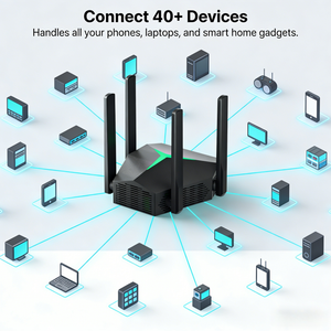 Amplificateur de <span class=keywords><strong>signal</strong></span> intérieur/extérieur 5 GHz 2,4 GHz double bande, <span class=keywords><strong>extension</strong></span> <span class=keywords><strong>WiFi</strong></span>, réduit les zones mortes de la connexion <span class=keywords><strong>WiFi</strong></span> dans toute la maison, 1200 Mbps, répéteur <span class=keywords><strong>WiFi</strong></span> - Product Image 5