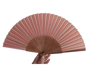 พัดลมมือถือขนาดใหญ่พับได้ทำจากไม้ไผ่กำหนดเองของขวัญธุรกิจแกะสลัก - Product Image 2