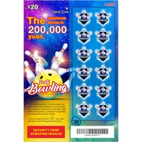 Laminage brillant, vernis de haute qualité, UV localisé, achat de billets de loterie en ligne, gagnez à l'achat