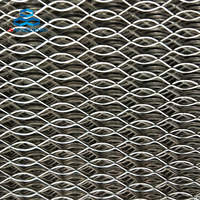 Grillage métallique gothique expansé en acier galvanisé à faible teneur en carbone, robuste et durable, 4 pieds x 8 pieds, pour bâtiments de bureaux, résistant à l'eau et au feu