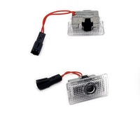 Offre Spéciale expédition rapide modèle général accessoires LED lumières de bienvenue de porte de voiture pour Tesla modèle 3