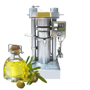 Máquina de prensado de aceite hidráulico simple, prensado en frío, aceite de semilla de perilla pura natural, 1-2 t/h, planta de prensa de aceite de palma