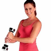 Haltère léger pour la musculation, l'entraînement en salle de sport, le fitness, le modelage du corps, le tonification des bras et de la poitrine, 1,9 kg, Shake