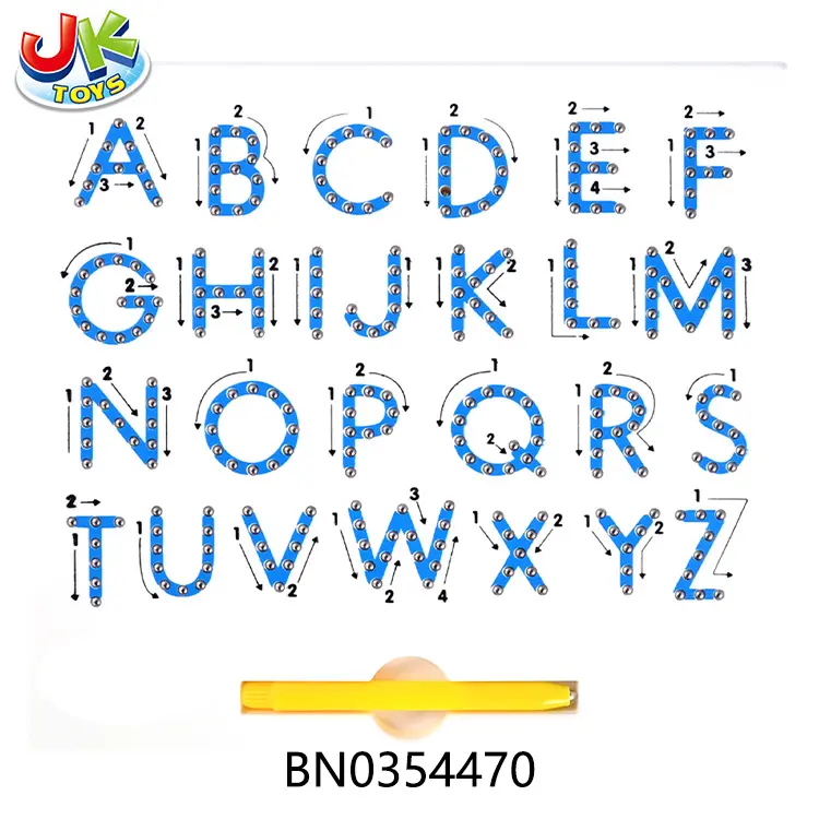 2023 NEW arrivals magnetic alphabet drawing board with magnetic pen kids learning toys