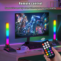 Uygulama Uzaktan Kumandalı Işık Çubuğu Akıllı WiFi Ev Sineması TV Ortam RGBIC Monitör Lambası Ses Aktif Dinamik Senkronizasyon Ritmi Atmosfer