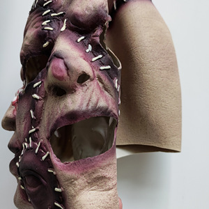 Máscara de Terror de Tres Caras para Fiesta de Halloween, Precio de Fábrica, Máscara de Látex Suave, Simulación de Fantasma, Diadema Facial - Product Image 6