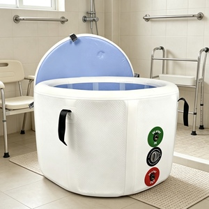 Bain froid pliable et léger pour la récupération des athlètes à domicile ou dans le jardin - Product Image 1