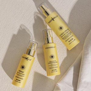 OEM ODM <span class=keywords><strong>Meilleur</strong></span> après-shampoing capillaire sans rinçage personnalisé pour <span class=keywords><strong>cheveux</strong></span> ondulés Formule crème fortifiante et hydratante Marque privée - Product Image 1