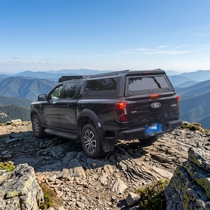 Capot rigide en aluminium étanche à charnières verrouillables pour pick-up Ford Ranger, Jeep Gladiator, <span class=keywords><strong>Toyota</strong></span> Revo – Vente en gros B2B personnalisée - Product Image 2