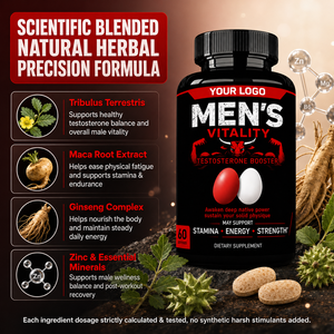Capsules de vitalité quotidienne pour hommes en gros – Formule naturelle d'énergie et de résistance avec Tongkat Ali, Ginseng, Tribulus, Zinc, Magnésium, B6 - Product Image 4