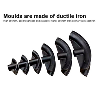 Cintreuse de tuyaux portable multifonctionnelle SWG-1 (13-34 mm) : une cintreuse de tuyaux hydraulique manuelle intégrée pour tuyaux en acier galvanisé