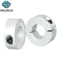 Collar de sujeción SCSAW, collar de paro de tornillo de fijación de aleación de aluminio, buje de una pieza para eje óptico lineal