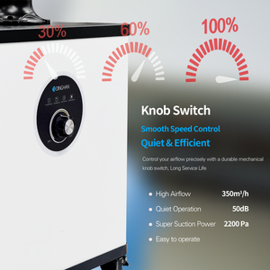 Purificateur d'air à 4 étages pour salons, spas, ateliers <span class=keywords><strong>de</strong></span> fabrication, <span class=keywords><strong>extracteur</strong></span> <span class=keywords><strong>de</strong></span> <span class=keywords><strong>fumée</strong></span> avec filtre HEPA - Product Image 2