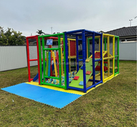 Équipement de jeu souple portable pour intérieur, facile à assembler, Fort Ludique Mobile pour la location événementielle et les entreprises de location pour fêtes d'enfants