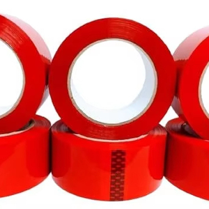 <strong>Wholesale</strong> Red BOPP Express <strong>Packing</strong> Box Sealing <strong>Tape</strong> Transparent with Pressure Sensitive Acrylic Glue for Sealing - Product Image 1