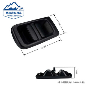 Renault Door Handle 7700352421 <b>Plastic</b> Side <b>Slide</b> Outer For Movano Replacement - Product Image 2