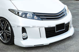 Para Toyota Estima ACR50 XR50 versiones Facelift, alerón delantero estilo MZGL de fibra de carbono y vidrio. - Product Image 4