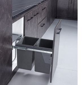 Royasy جودة عالية تصنيف تحطم 390mmx330x60mm 20L + 20L البلاستيك مستطيل الكلاسيكية Abs الحديد البلاستيك الرمادي - Product Image 2