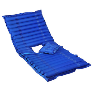Matelas anti-escarres à air avec trou pour toilettes, coussin respirant en PVC pour personnes âgées alitées, soins à domicile - Product Image 5