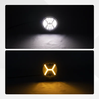 AUTO Faros De Led Anti Niebla Trabajo Espectrocopico BiIcolor Flash Led Lampe de travail