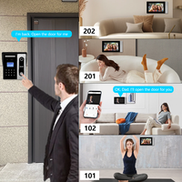 Interphone vidéo filaire Tuya WiFi de 7 pouces avec système de contrôle d'accès par interphone à reconnaissance faciale