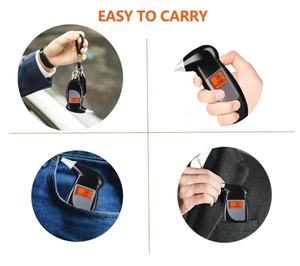 Testeur d'alcool Testeur d'alcool Monté sur voiture Soufflant Portable Haute précision Conduite en état d'ébriété Détecteur d'alcool à affichage numérique - Product Image 6