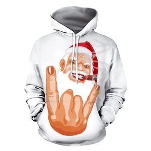 TAGVO Unisex Hooded 3D Printed 100% Cotton Autumn Christmas <strong>Jumpers</strong> Graphic Pullover Ugly Funny Long Sleeve Oversized - Product Image 5