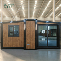 Maison Conteneur Pliante de Luxe, Tiny House, Vente en Gros, 2, 3, 4, 5 Chambres, Maisons Mobiles, Maison Modulaire, Abri, Bureau Conteneur avec Toilettes