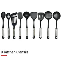 Set Perlengkapan Dapur Anti Lengket Grosir Pabrik 40 Buah Set Peralatan Dapur Silikon dengan Gagang