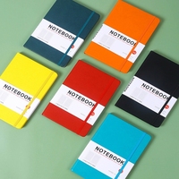Carnet A5 avec sangles, cahier avec couvre-taille, simili cuir à surface dure, sangles élastiques et serrées, manuel, agenda