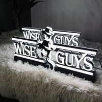 Enseigne Ayrlic personnalisée, lettres, enseigne de table en acrylique, enseigne de table à LED, logo, réception avec lumière LED