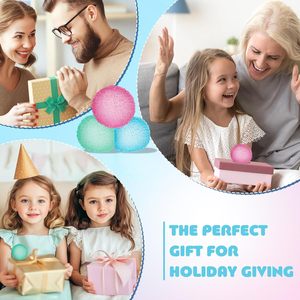 ลูกบอลบีบคลายเครียด ชุด 3 ชิ้น ทำจาก TPE เมมโมรี่เจล ของเล่นเสริมพัฒนาการสำหรับเด็กและผู้ใหญ่ บริหารมือ ของเล่นสัมผัสพกพาสะดวก สำหรับทุกเพศ - Product Image 5