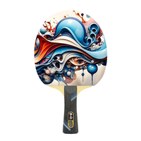 Raquettes de tennis de table d'impression thermique Sérigraphie DTF transferts personnalisés en gros