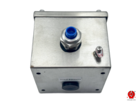 Boîte de jonction en acier inoxydable certifiée EAC, sécurité accrue, AWZG-g SS304 Ex Eb IIC T4 Gb 550V 15A IP66, marque Zhangheng, Chine