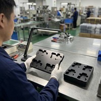 Plateau alvéolé thermoformé sur mesure en PET, ABS, PP, PS – Usine de fabrication – Insert pour emballage de pièces de précision d'électronique grand public