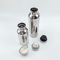Bouteille de voyage sportive isotherme en acier inoxydable 304 de qualité supérieure, 25 oz, avec poignée et couvercle, grande capacité, maintien thermique de 12 à 24 heures
