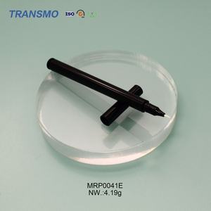 Contenant personnalisé en plastique pour eye-liner liquide et crayon à sourcils, flacon vide mince pour eye-liner, emballage cosmétique en paille de blé avec cœur en coton - Product Image 3