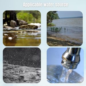 Système de filtration d'eau portable 2026 pour survie en extérieur et camping – Paille filtrante personnelle pour équipement de sécurité et de survie - Product Image 5