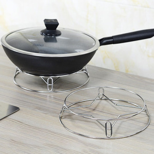 Support de cuisson à la vapeur en acier inoxydable pour wok, avec isolation thermique, support de rangement de cuisine polyvalent, profondeur de 8 à 11,9 pouces - Product Image 2