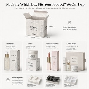 Cina fornitore Custom Packaging cosmetico all'ingrosso cura della pelle arte personalizzata stampato scatola di carta <span class=keywords><strong>per</strong></span> <span class=keywords><strong>Make</strong></span> <span class=keywords><strong>up</strong></span> - Product Image 4