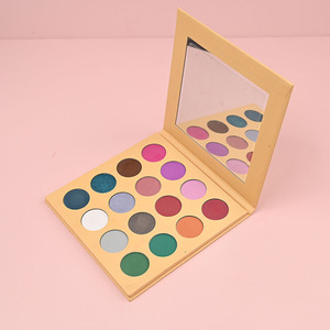 Màu Xanh Lá Cây Màu Hồng Shades Vòng 16 Màu Sắc Giao Hàng Nhanh Sắc Tố Cao Vẻ Đẹp Mắt Trang Điểm <span class=keywords><strong>Eyeshadow</strong></span> <span class=keywords><strong>Palette</strong></span> - Product Image 5