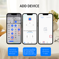 Cadenas intelligent NFC passif sans clé ni batterie, enregistrement de verrouillage/déverrouillage par téléphone, antivol, étanche, gestion de privilèges à distance